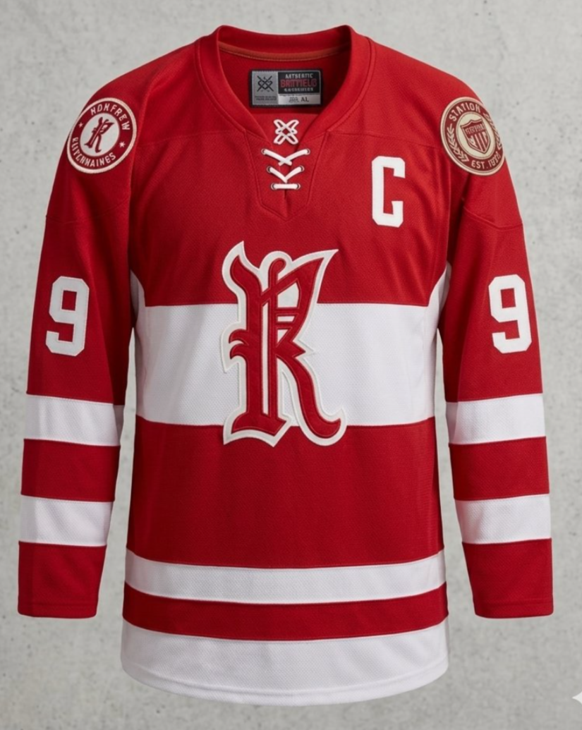 Home red jersey