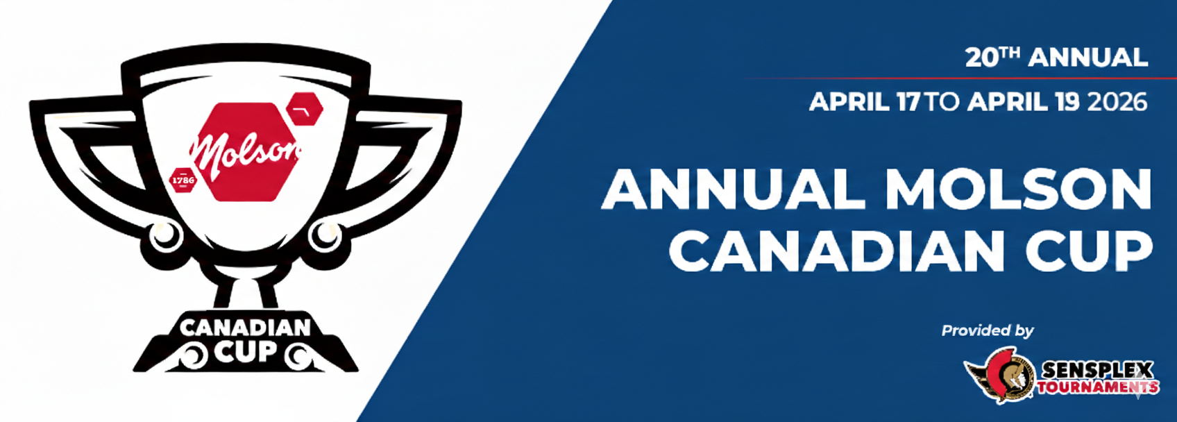 Molson Cup 2026 Tournament Banner